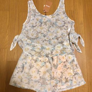 ダズリン(dazzlin)の【新品/タグ付き】 dazzlin 別売可 セットアップ 花柄 ショートパンツ(ミニワンピース)