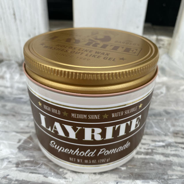 LAYRITE レイライト　特大ポマード　スーパーホールド　新品　スタイリング剤