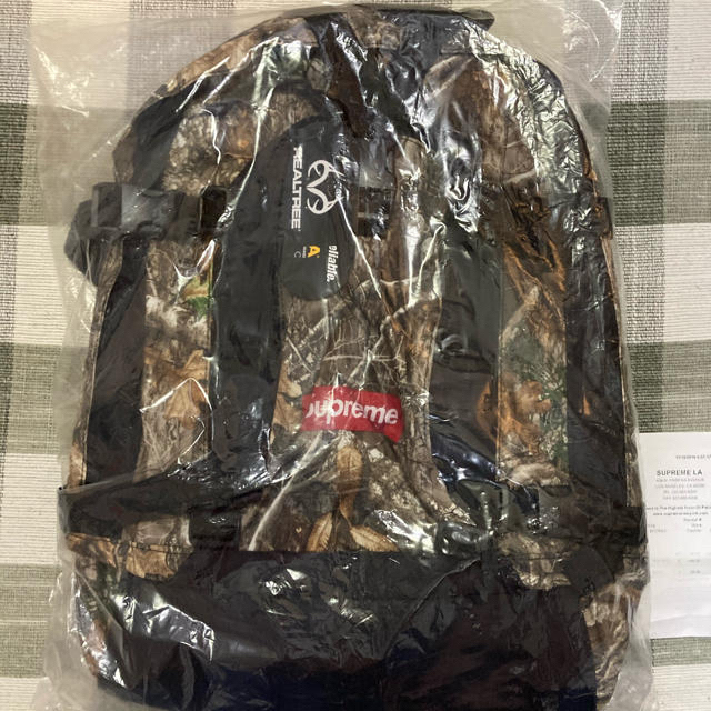 Supreme 未使用未開封　バックパック realtree camo カモフラ