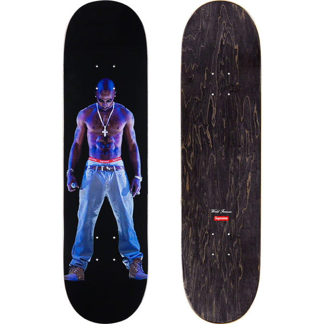 Supreme(シュプリーム)のSupreme Tupac Hologram Skateboard 新品未使用 スポーツ/アウトドアのスポーツ/アウトドア その他(スケートボード)の商品写真