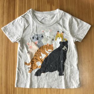 グラニフ(Design Tshirts Store graniph)のgraniph グラニフ　Tシャツ　グレー系　100センチ(Tシャツ/カットソー)