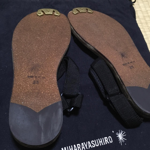 MIHARAYASUHIRO - ミハラヤスヒロ レザーサンダル 25cm 清春愛用 MIHARAYASUHIRO - ミハラヤスヒロ レザーサンダル 25cm 清春愛用
