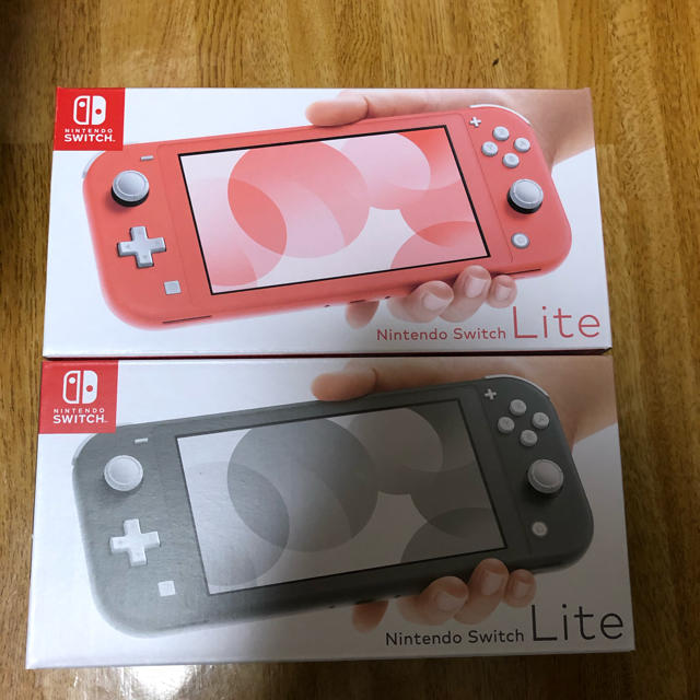 Nintendo Switch Lite  グレー & コーラル 即日発送