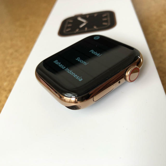 Apple Watch(アップルウォッチ)のApple Watch series5 44mm　ステンレスゴールド メンズの時計(腕時計(デジタル))の商品写真