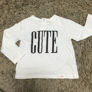 ザラキッズ(ZARA KIDS)のzara♡ロゴTシャツ80(Ｔシャツ)