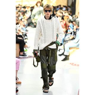 sacai - 20SS sacai Men FABRIC COMBO PANTS 1の通販 by spinach ...