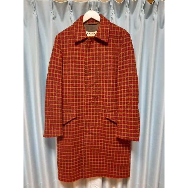 Marni(マルニ)の【MARNI】17AW Houndstooth Check Wool Coat メンズのジャケット/アウター(ステンカラーコート)の商品写真