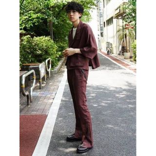 SUNSEA - RYO TAKASHIMA 19SS リネンセットアップ ジャケット パンツの