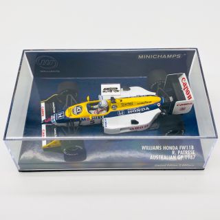 【希少】ミニチャンプス 1/43 ウィリアムズ・ホンダ FW11B パトレーゼ