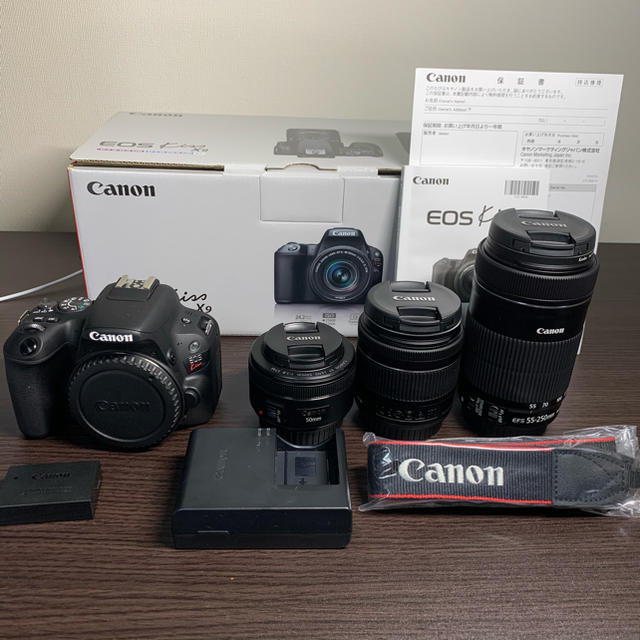 通販 ピーナッツ様専用 Canon EOS KISS X9 Wズームキット BK