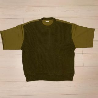 ドリスヴァンノッテン(DRIES VAN NOTEN)の週末限定値下！ドリスヴァンノッテン　即完売半袖オーバーサイズニットスウェット(ニット/セーター)