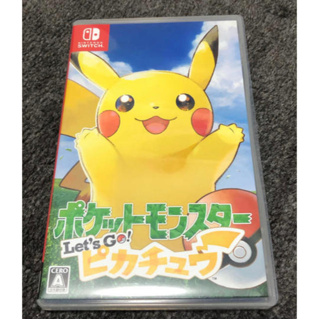 Nintendo Switch(ニンテンドースイッチ)のポケットモンスター　let's go！　ピカチュウ エンタメ/ホビーのゲームソフト/ゲーム機本体(家庭用ゲームソフト)の商品写真