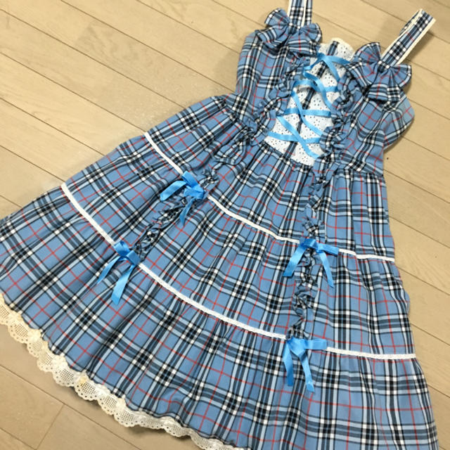 Angelic Pretty(アンジェリックプリティー)のアンプリJSK☆難あり格安 レディースのワンピース(ひざ丈ワンピース)の商品写真