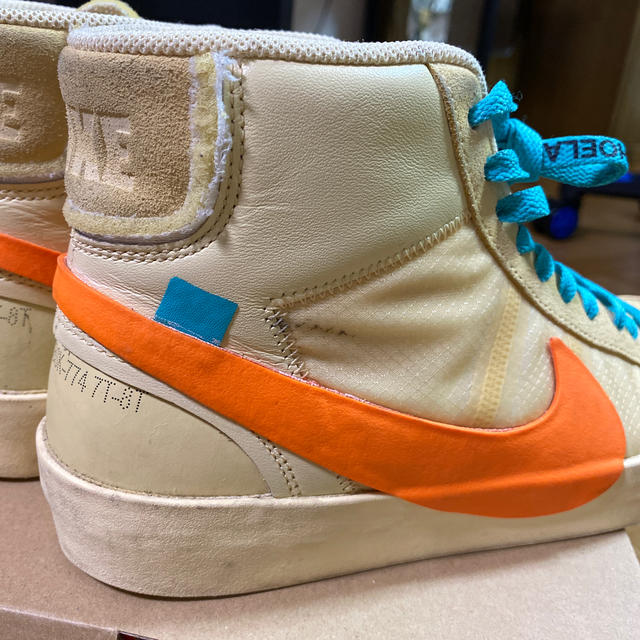 OFF-WHITE × NIKE BLAZER MID オフホワイト 26cm