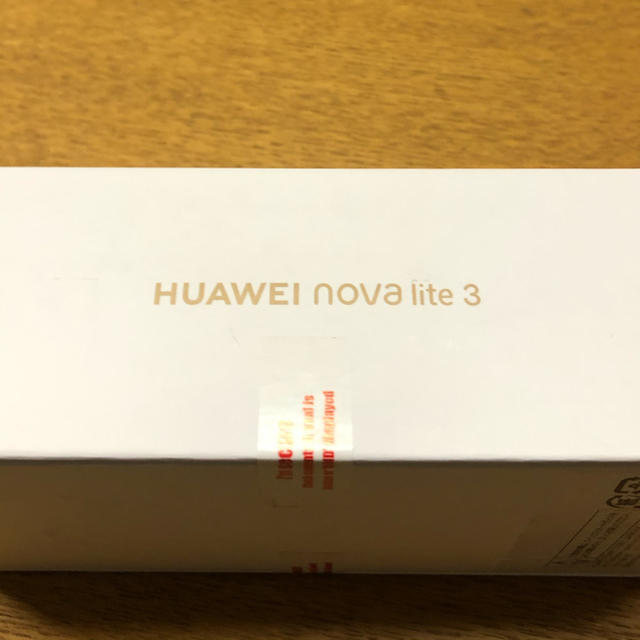 ANDROID(アンドロイド)の新品・未使用 HUAWEI nova lite3 SIMフリー　オーロラブルー スマホ/家電/カメラのスマートフォン/携帯電話(スマートフォン本体)の商品写真