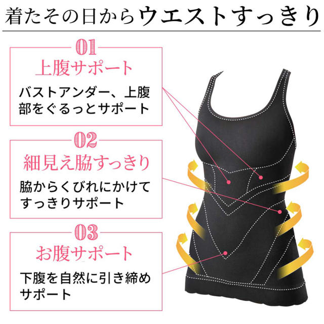 新品未使用 ミラクルシェイプ美インナー Sサイズ コスメ/美容のダイエット(エクササイズ用品)の商品写真