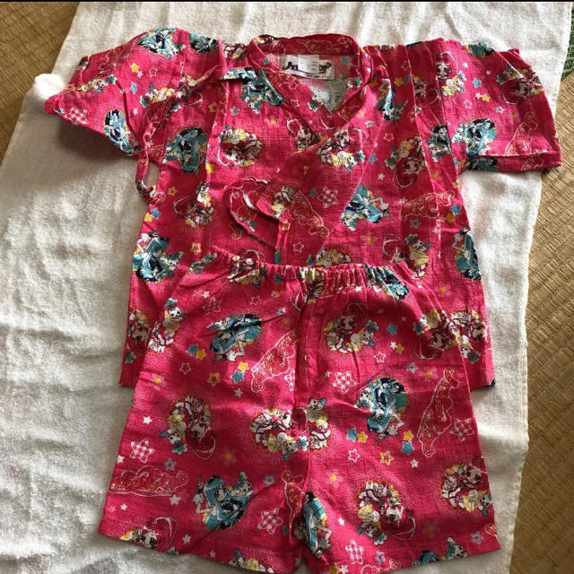 甚平　100 ハートキャッチプリキュア キッズ/ベビー/マタニティのキッズ服女の子用(90cm~)(甚平/浴衣)の商品写真