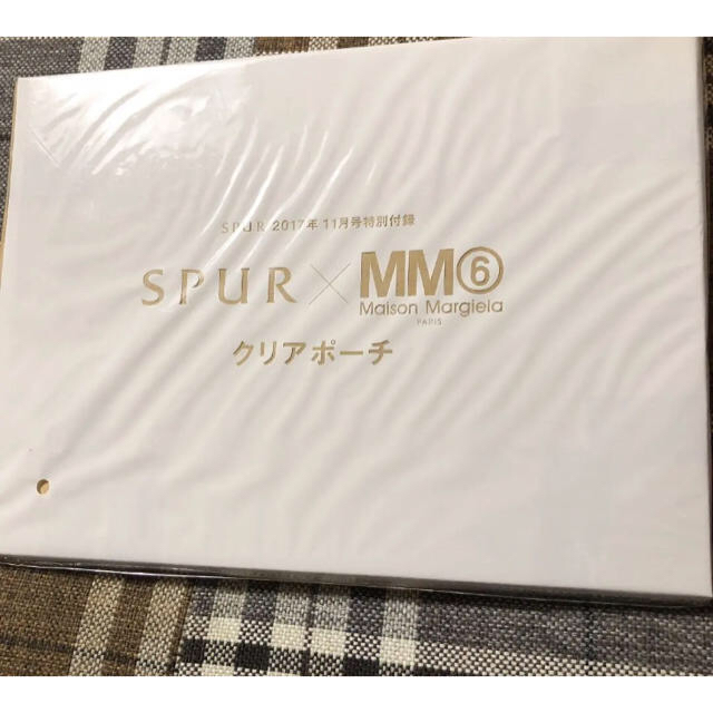 MM6(エムエムシックス)のMM6 メゾン マルジェラ  クリアポーチ❤️SPUR レディースのファッション小物(ポーチ)の商品写真