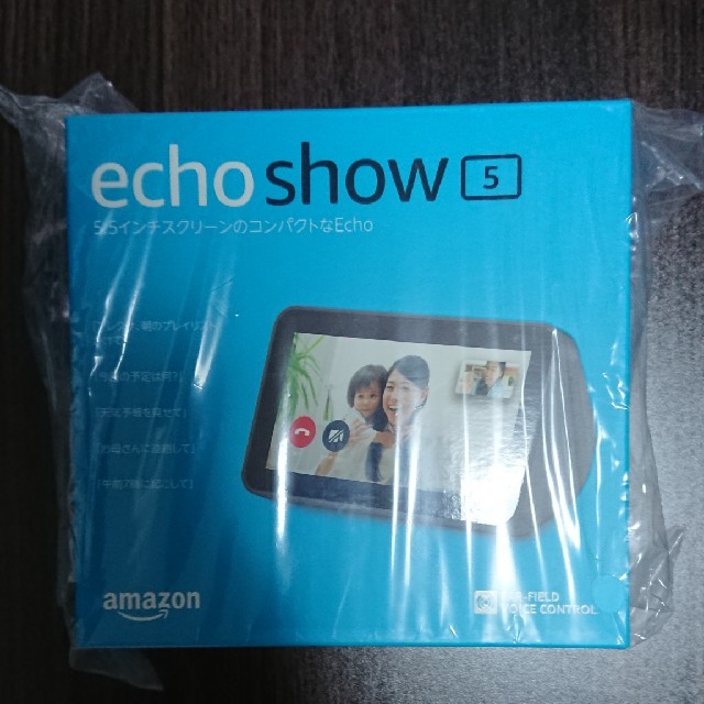 ECHO(エコー)のAmazon echo show 5 新品 スマホ/家電/カメラのオーディオ機器(スピーカー)の商品写真