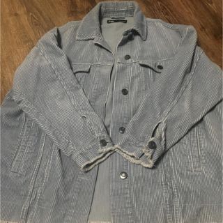 ザラ(ZARA)の【ZARA】コーデュロイビッグジャケット(ブルゾン)