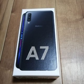 galaxy a7　Black　ブラック　ギャラクシー(スマートフォン本体)