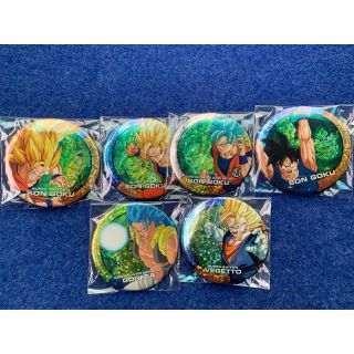 バンプレスト(BANPRESTO)のドラゴンボール ホログラム缶バッジ SEGA限定 セガ 孫悟空セット(バッジ/ピンバッジ)