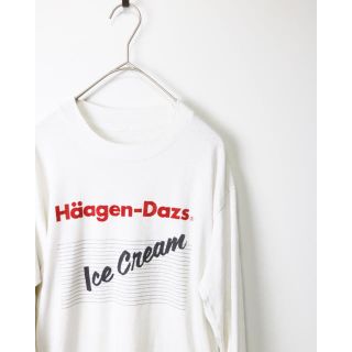 ハーゲンダッツ haagen dazs tシャツ ロンT 80s(Tシャツ/カットソー(七分/長袖))