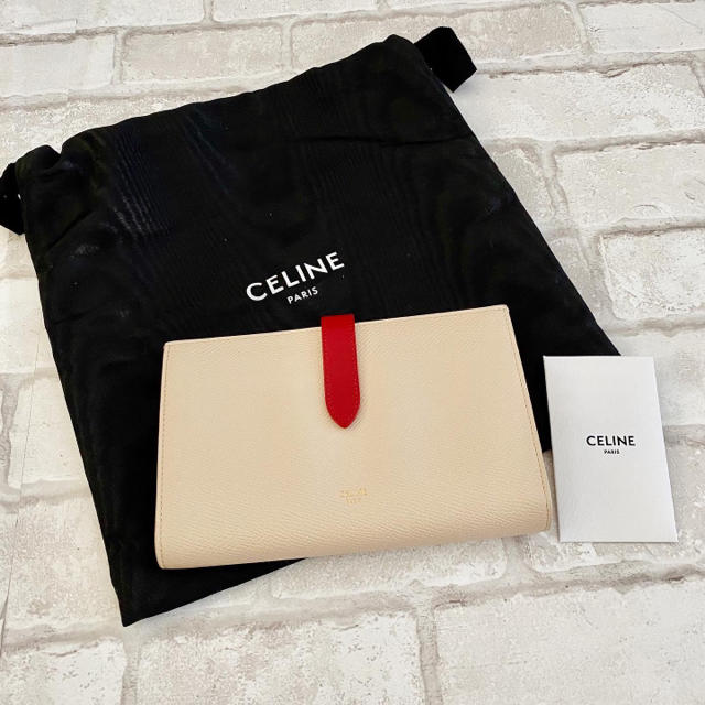 celine(セリーヌ)のセリーヌ　バイカラー長財布　最終お値下げ レディースのファッション小物(財布)の商品写真