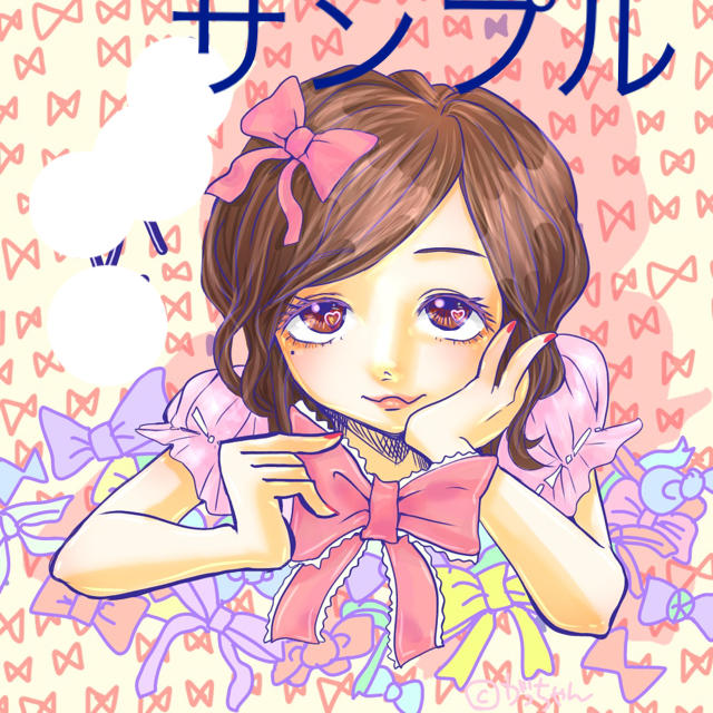 ゆゆ様専用★夢絵アイコンヘッダーオーダーイラスト