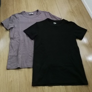 ユニクロ(UNIQLO)の☆ねお様 専用☆【UNIQLO U】Tシャツ 2枚組(Tシャツ(半袖/袖なし))