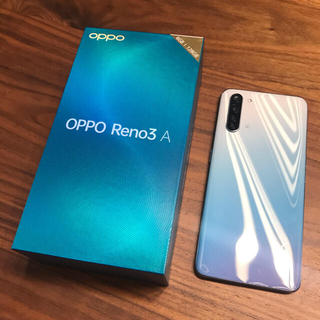 ANDROID - SIMフリー OPPO Reno3A 128GB 有機ELディスプレイの通販 by