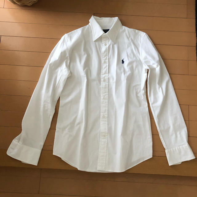 Ralph Lauren(ラルフローレン)のラルフローレン　ホワイトシャツ　白シャツ　長袖シャツ　ワイシャツ　シャツ レディースのトップス(シャツ/ブラウス(長袖/七分))の商品写真