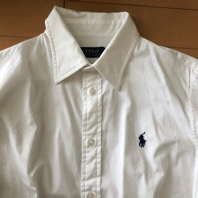 Ralph Lauren(ラルフローレン)のラルフローレン　ホワイトシャツ　白シャツ　長袖シャツ　ワイシャツ　シャツ レディースのトップス(シャツ/ブラウス(長袖/七分))の商品写真