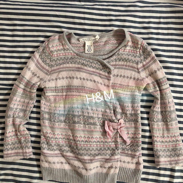 H&H(エイチアンドエイチ)のカーディガン　H&M キッズ/ベビー/マタニティのキッズ服女の子用(90cm~)(カーディガン)の商品写真