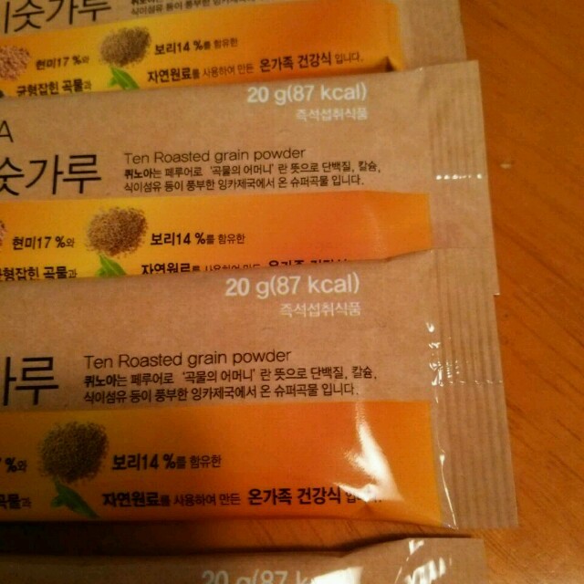 10穀ミスッカル茶5食分 from韓国  食品/飲料/酒の飲料(茶)の商品写真