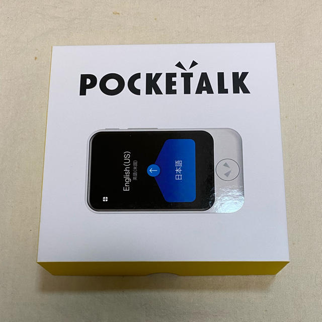 美品 POCKETALK S  PTSGG ポケトーク　翻訳機