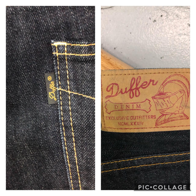 美品！The DUFFER of ST.GEORGE デニムミドルパンツ！日本製