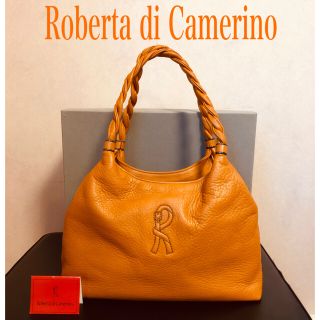 ロベルタディカメリーノ(ROBERTA DI CAMERINO)のくらら様専用ページ★☣️ロベルタディカメリーノ牛革ロゴバッグ☆(ハンドバッグ)