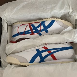 オニツカタイガー(Onitsuka Tiger)のオニツカタイガー　バレンティノコラボスニーカー　オニツカ限定トリコロール定カラー(スニーカー)