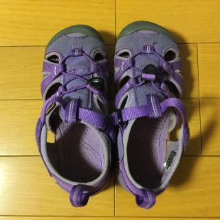 キーン(KEEN)のKEEN キーン　水陸両用サンダル　19.5㎝　パープル(サンダル)