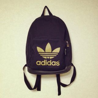 アディダス(adidas)の【Used】adidas リュック【黒】(リュック/バックパック)