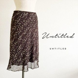 アンタイトル(UNTITLED)のUNTITLEDアンタイトル☆軽やかタイトスカート(ひざ丈スカート)