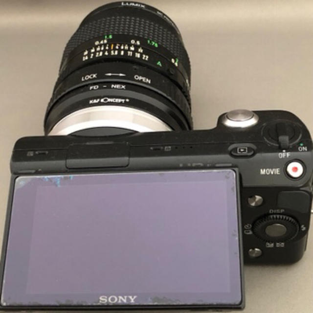 Sony NEX-5, Canon FD50f1.4, アダプターNEX-FD 1