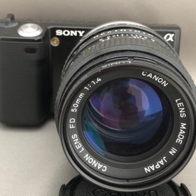 Sony NEX-5, Canon FD50f1.4, アダプターNEX-FD 2