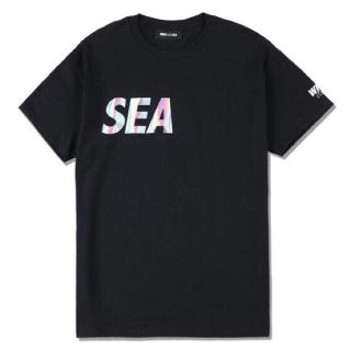 シー(SEA)の新品 WIND AND SEA ウィンダンシー Tシャツ ブラック(Tシャツ/カットソー(半袖/袖なし))