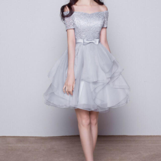 ウェディングドレス、二次会ドレス レディースのフォーマル/ドレス(ミニドレス)の商品写真