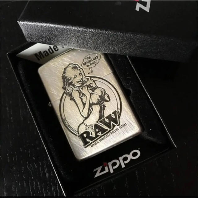 新品　RAW 正規品　ZIPPO  ジッポ　ロッキンジェリービーン  喫煙具