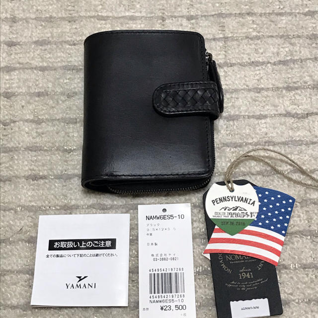  NOMADOI「ノマドイ」ペンシルバニア L字ファスナー縦型折り財布 メンズのファッション小物(折り財布)の商品写真