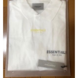 フィアオブゴッド(FEAR OF GOD)のFOG Essentials White Polo Shirt WHITE(ポロシャツ)