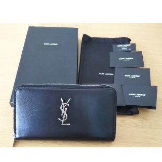 サンローラン(Saint Laurent)のSAINT LAURENT サンローラン モノグラム ジップウォレット(長財布)